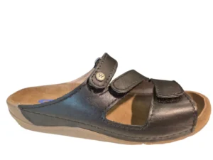 Wolky Wolky 0053650 000 Jasper Slippers Zwart Leer Dames