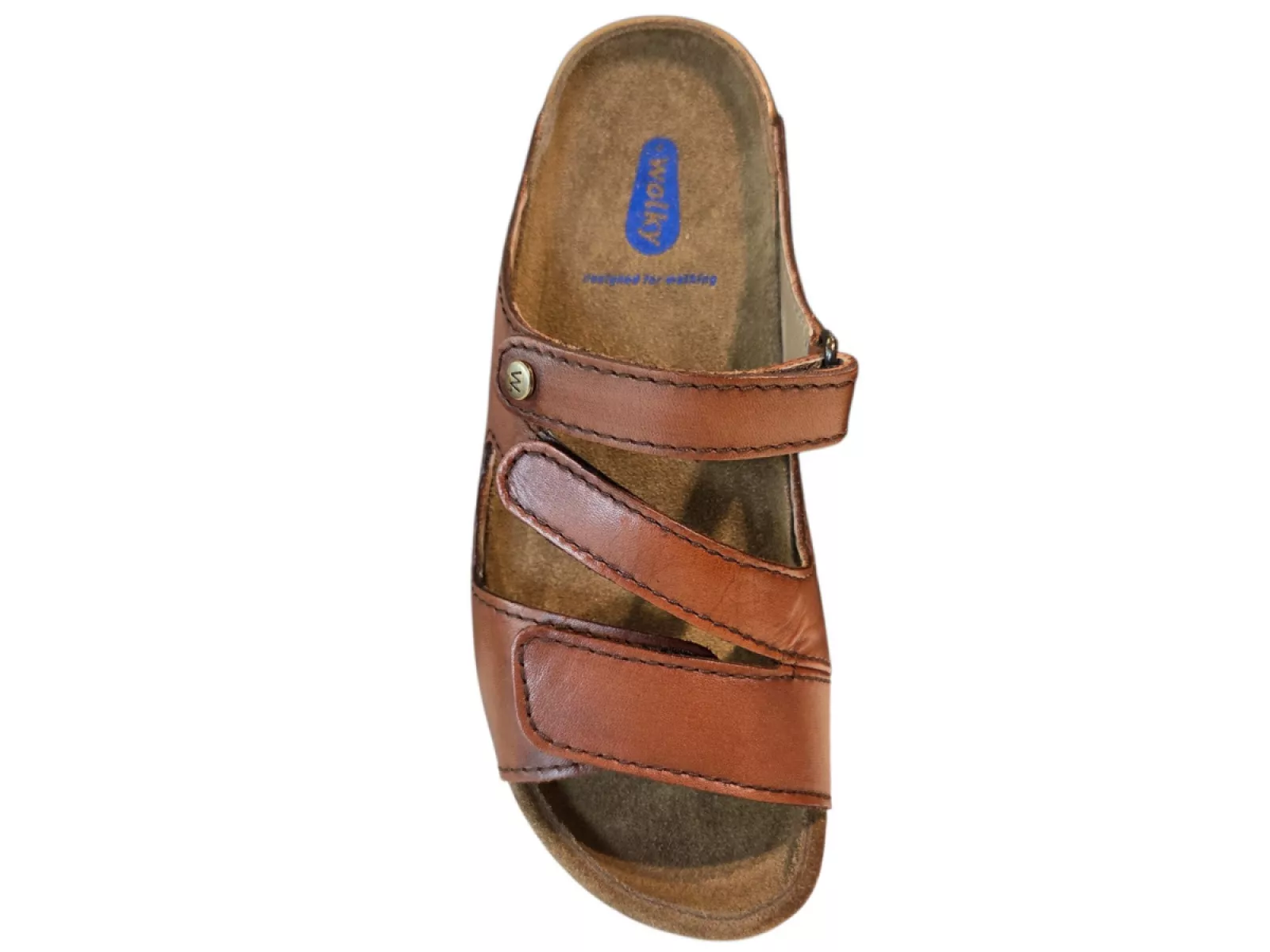 Wolky Wolky 0053650 430 Jasper Slippers Cognac Leer Dames