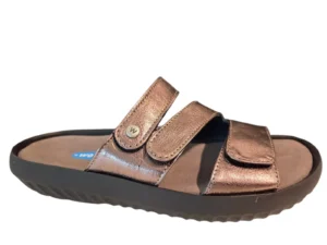 Wolky Wolky 0088523 203 Sense Slippers Brons Leer Dames