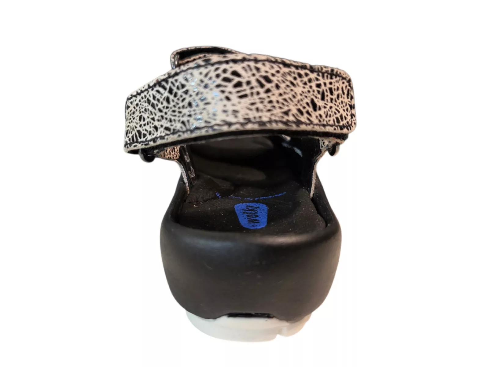 Wolky Wolky 0333340 121 Brasillia Sandalen Zwart Wit Leer Dames