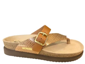 Mephisto Mephisto Helen Mix Helios Camel Teenslippers Cognac Leer Dames