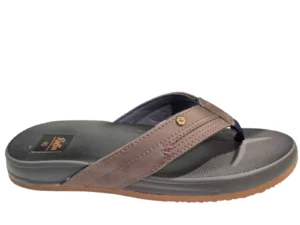 Raffas Raffas 3401 Finn Dark Brown Teenslippers Donker Bruin Synthetisch Heren