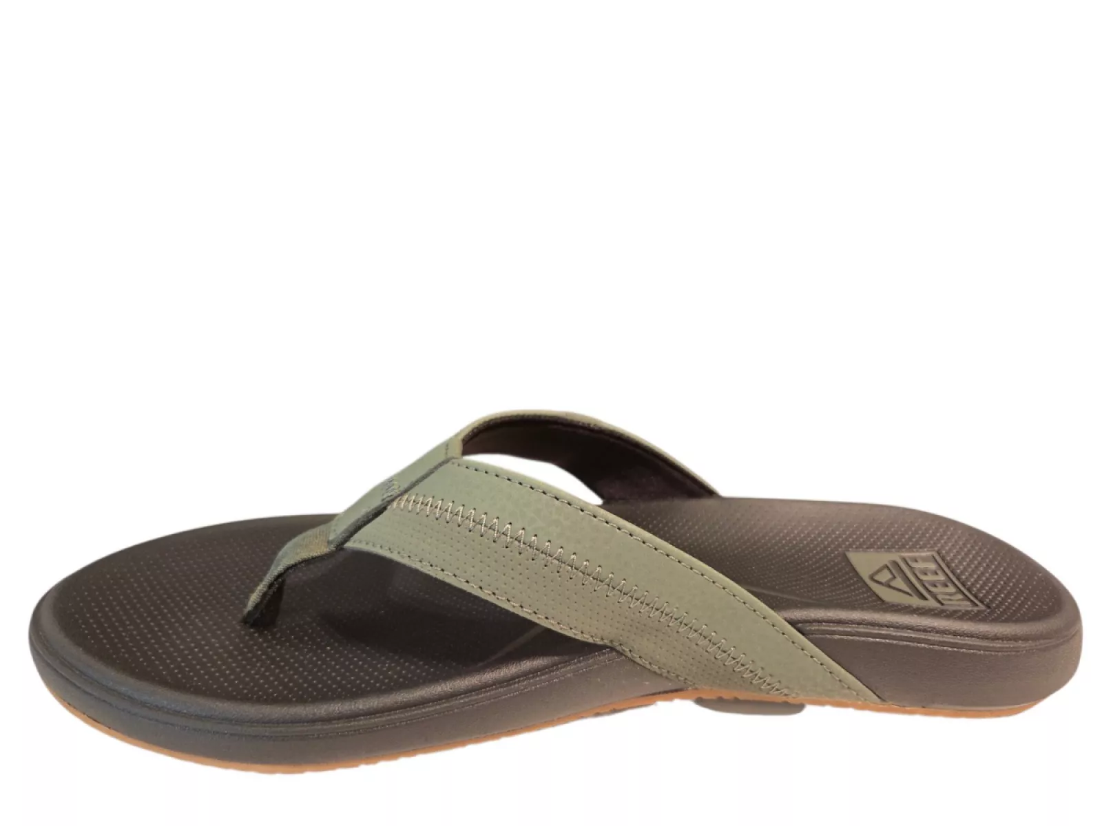 Reef Reef Cushion Phantom 2.0 Olive gum Teenslippers Synthetisch Groen Heren