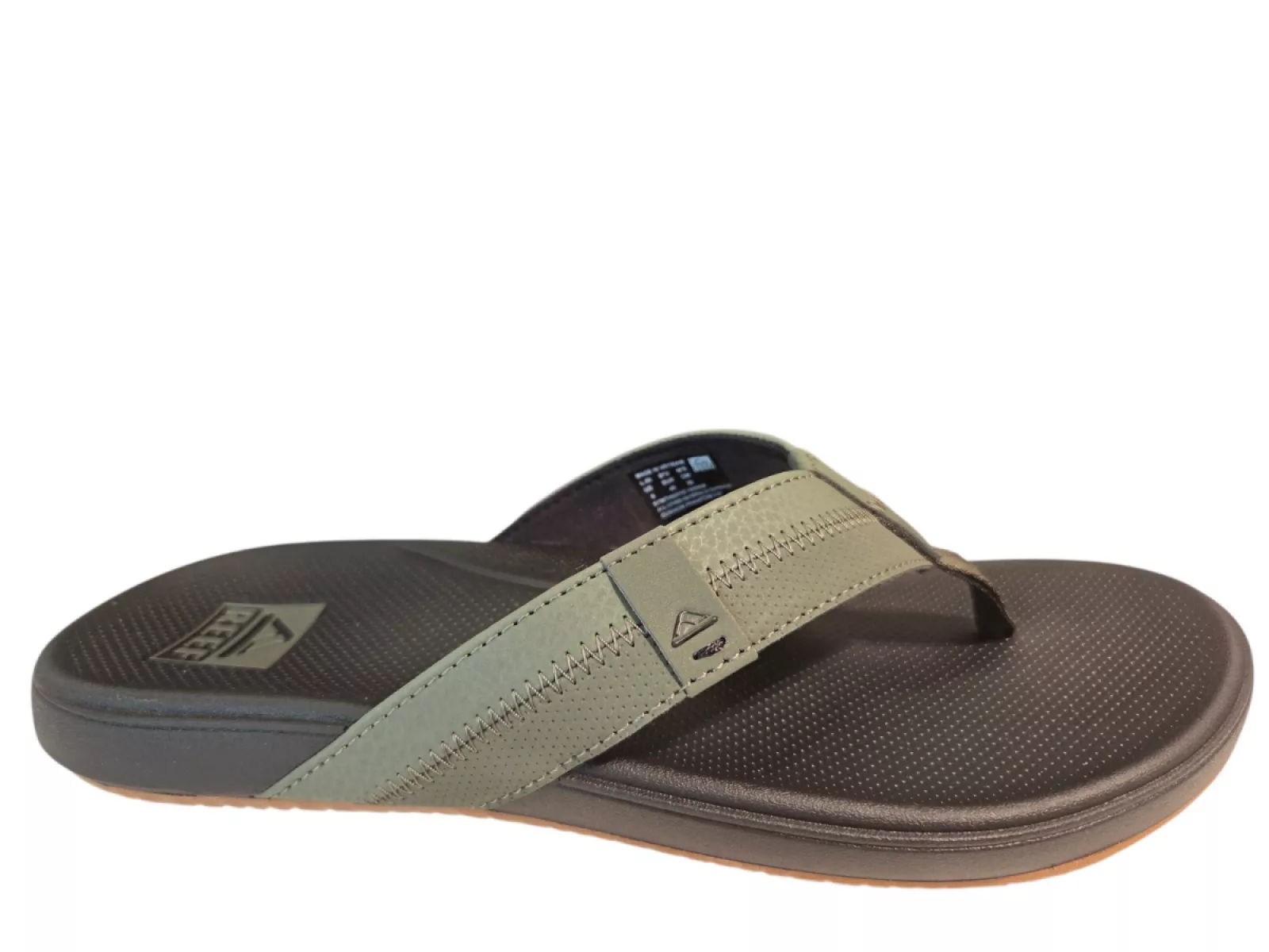 Reef Reef Cushion Phantom 2.0 Olive gum Teenslippers Synthetisch Groen Heren