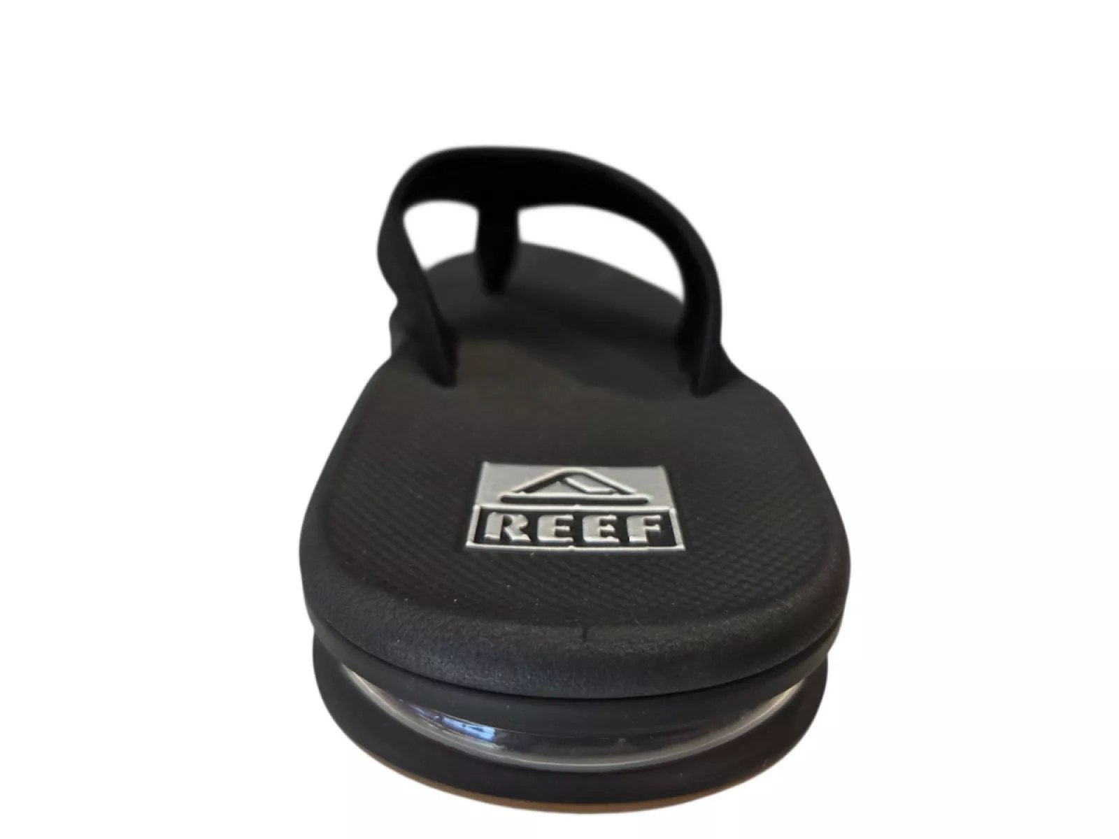 Reef Reef Fanning Black Silver Teenslippers Zwart/Zilver Synthetisch Heren