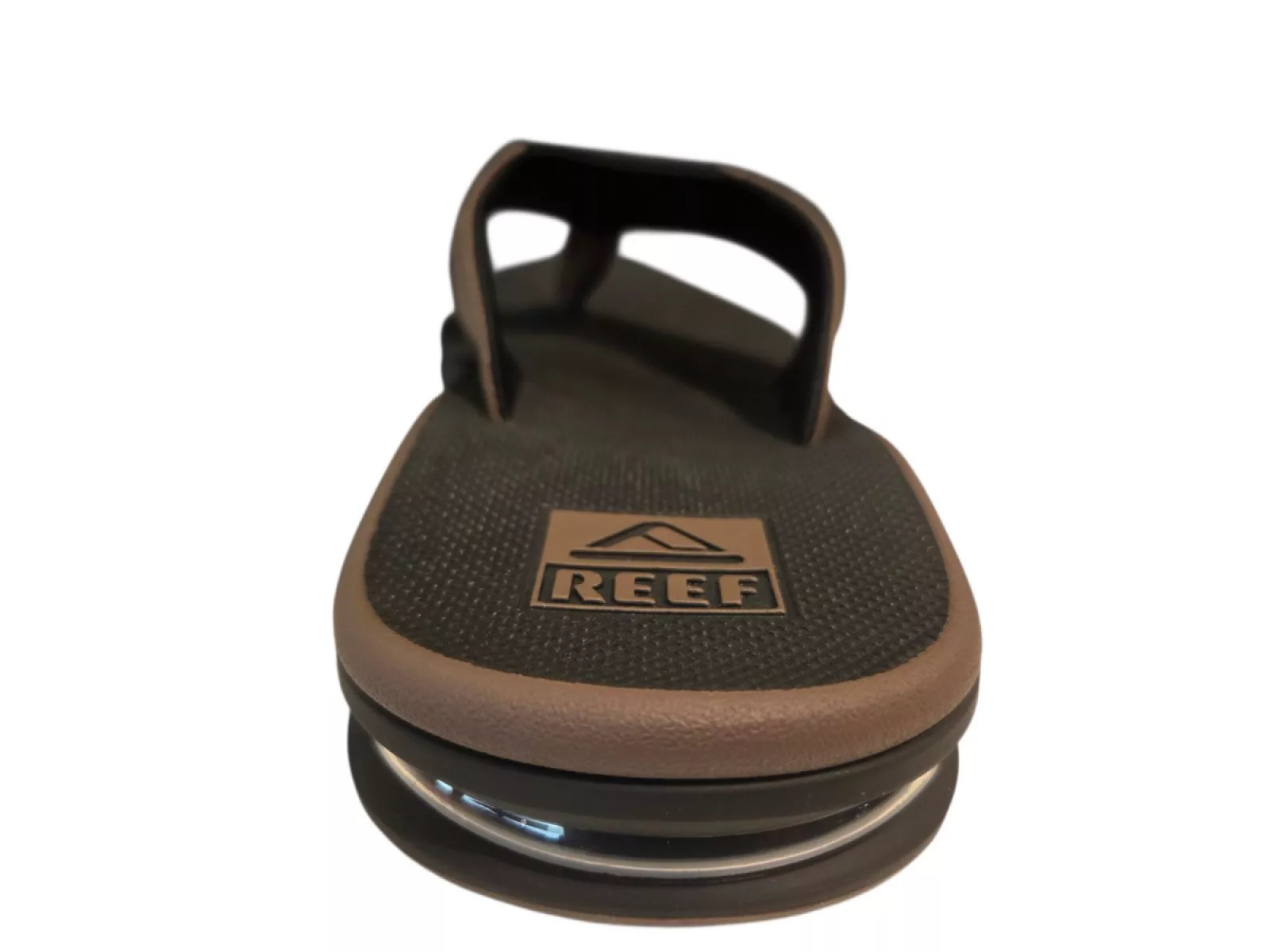 Reef Reef Fanning Black Tan Teenslippers Synthetisch Bruin/Zwart Heren