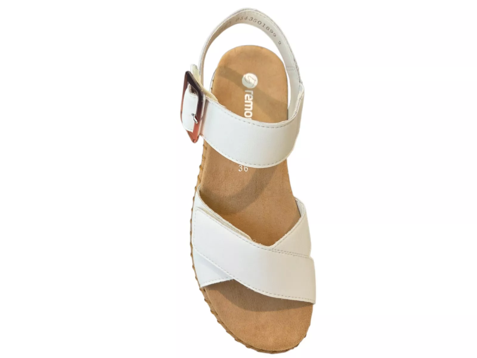 Remonte Remonte D3J52-80 Sandalen Wit Leer Dames