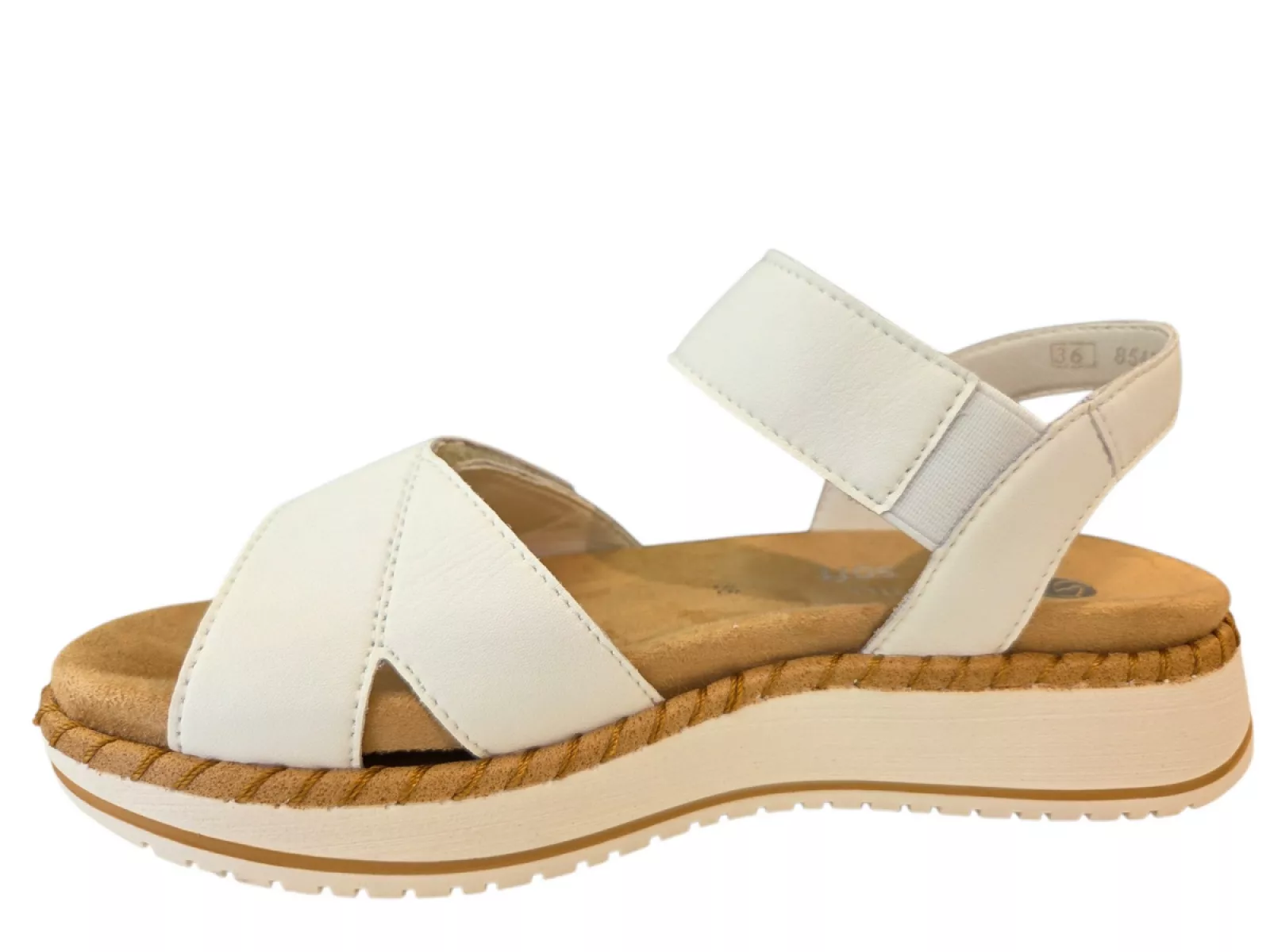 Remonte Remonte D3J52-80 Sandalen Wit Leer Dames