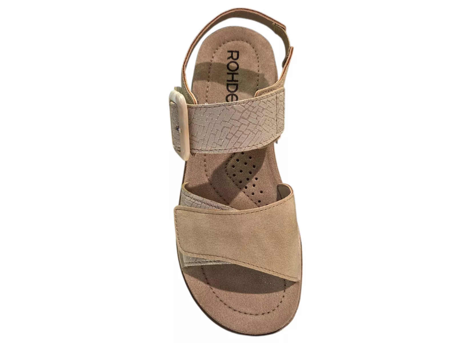 Rohde Rohde 1311 14 Sandalen Beige Leer Dames