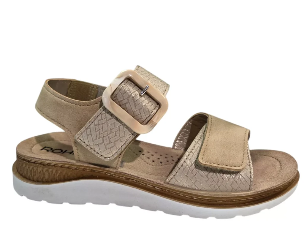 Rohde Rohde 1311 14 Sandalen Beige Leer Dames