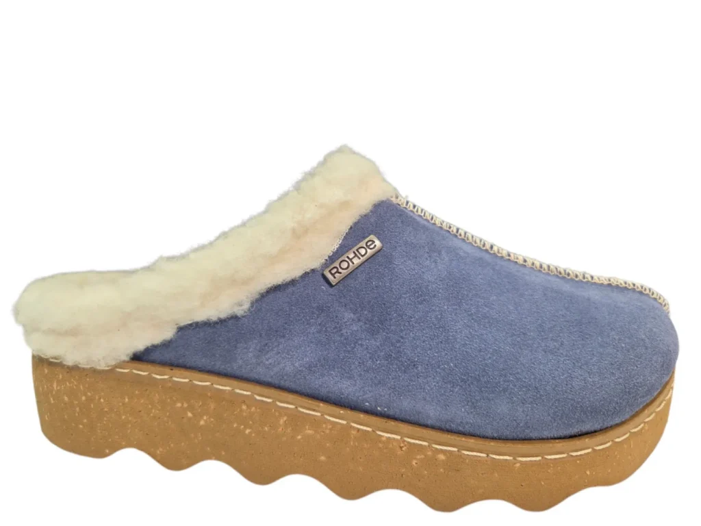 Rohde Rohde 6125 50 Pantoffels Blauw Textiel Dames
