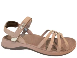 Teva Teva W Tirra Traveler Caribou Sandalen Bruin Textiel en Leer Dames