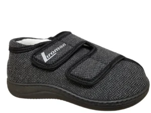 Liromed Liromed Kampen Zwart 476-1003 Medische Verbandpantoffels Zwart Bamboe-textiel Uniseks Breedtemaat L Zorgvergoeding Mogelijk