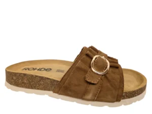 Rohde Rohde 1763 76 Slippers Slides Bruin Suede Dames
