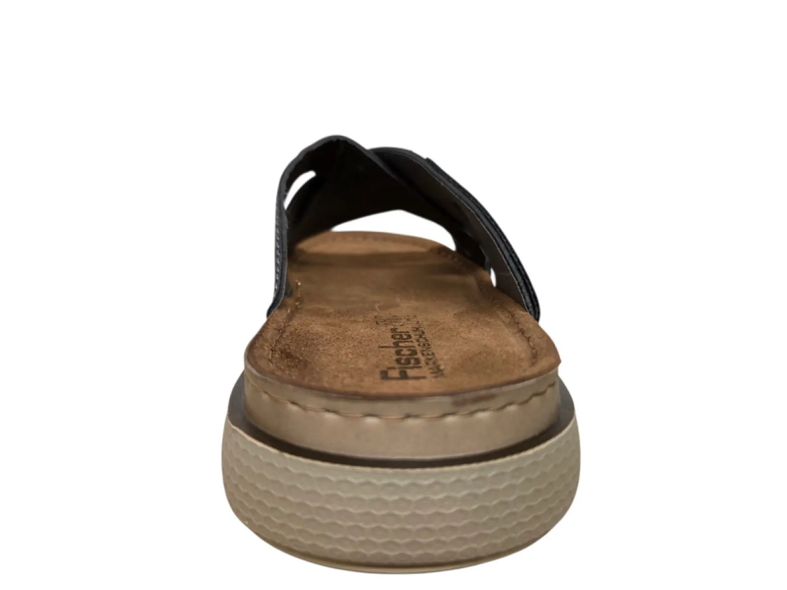 Fischer Fischer 566815 665 Slippers Zwart Leer Heren