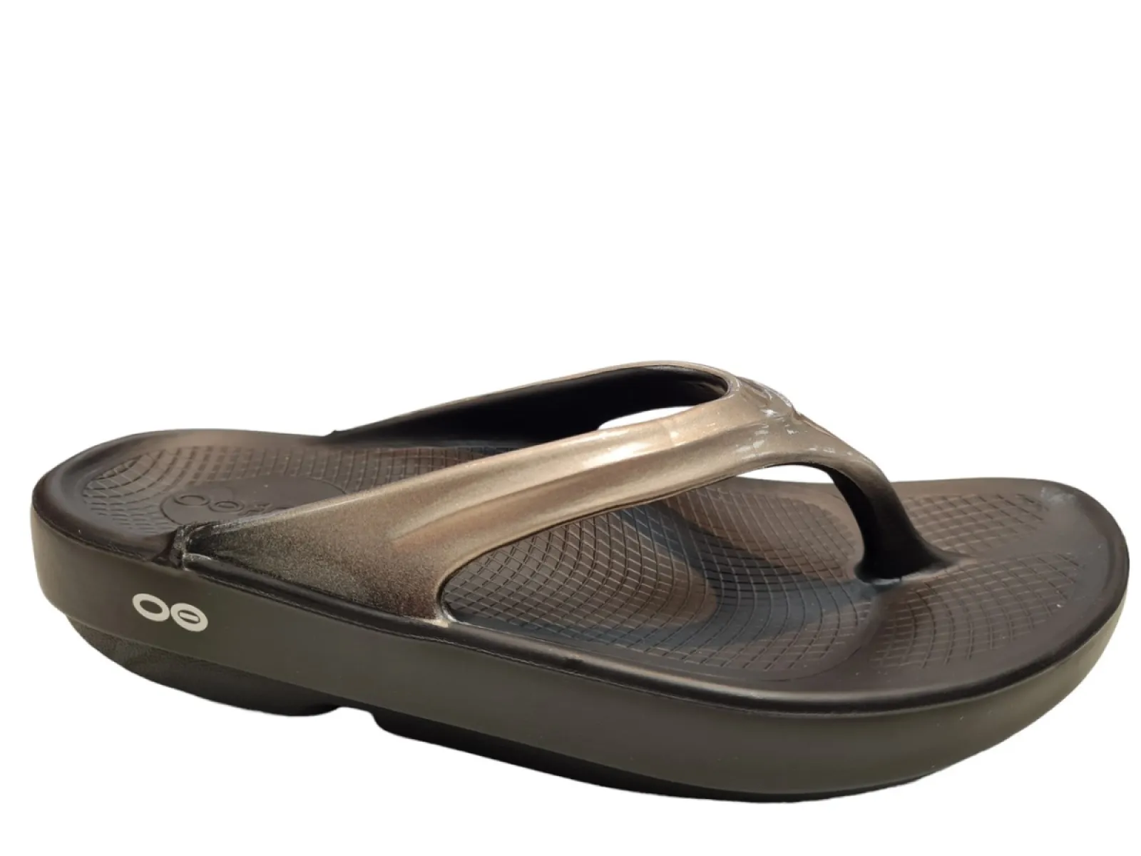 OOFOS OOFOS OOlala Latte Dames Teenslippers Hielspoor Verlichting Sportslipper Extra Demping