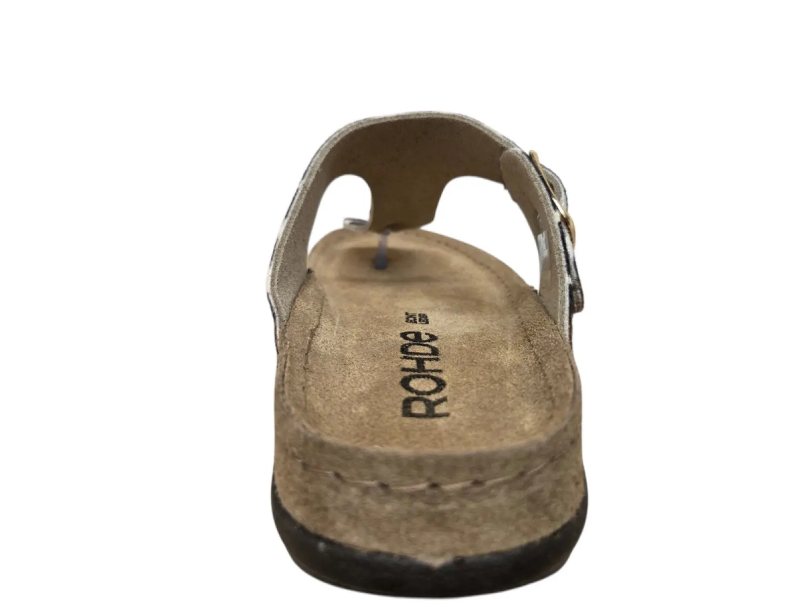 Rohde Rohde 5895 72 Slippers Bruin Koeienprint Suede Dames
