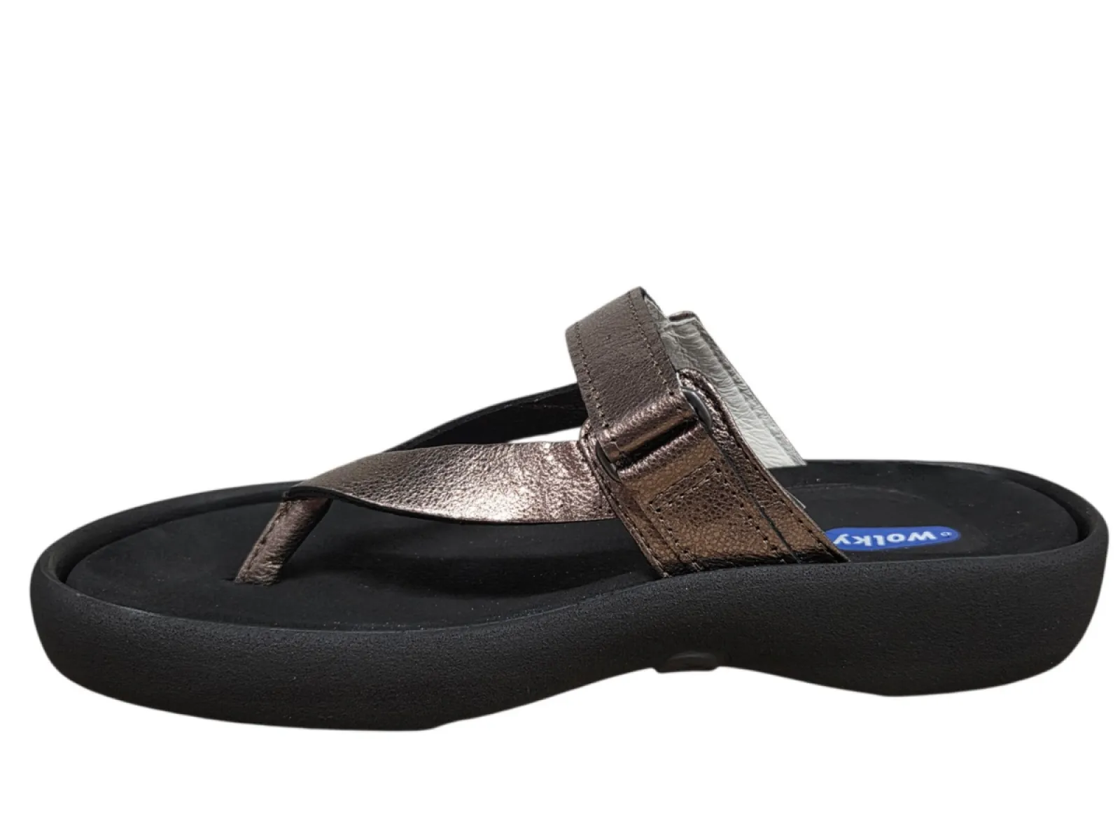Wolky Wolky 0082123 203 Teenslippers Brons Leer Dames