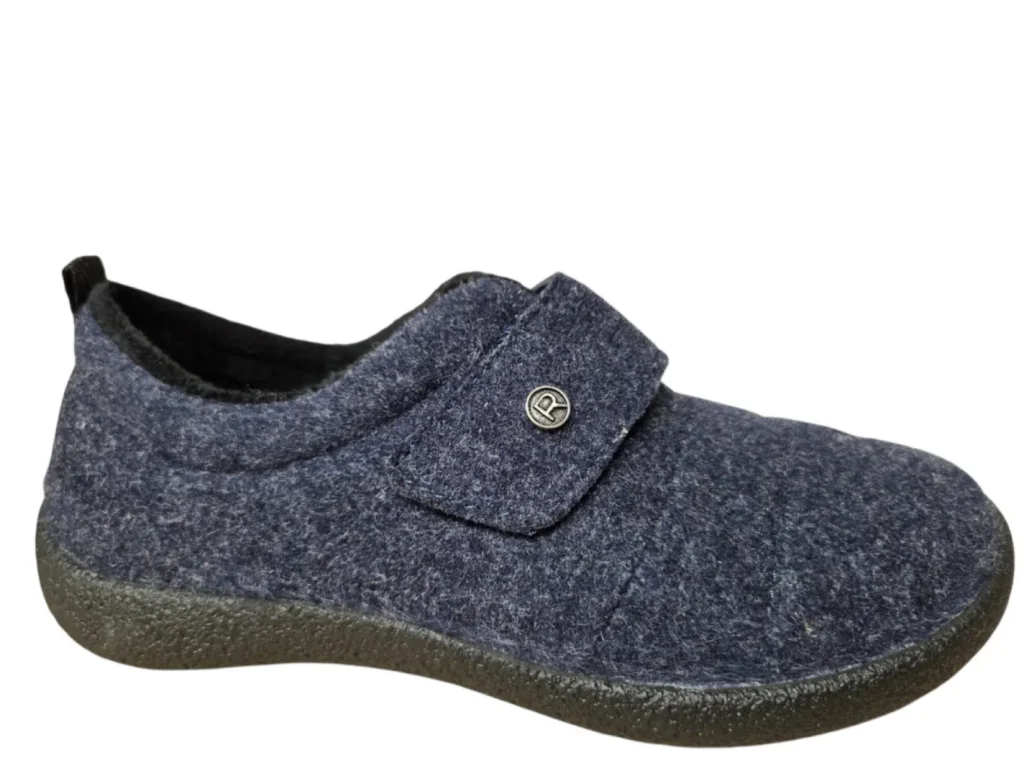 Rohde Rohde 2007 56 Pantoffels Sloffen Blauw Vilt Dames