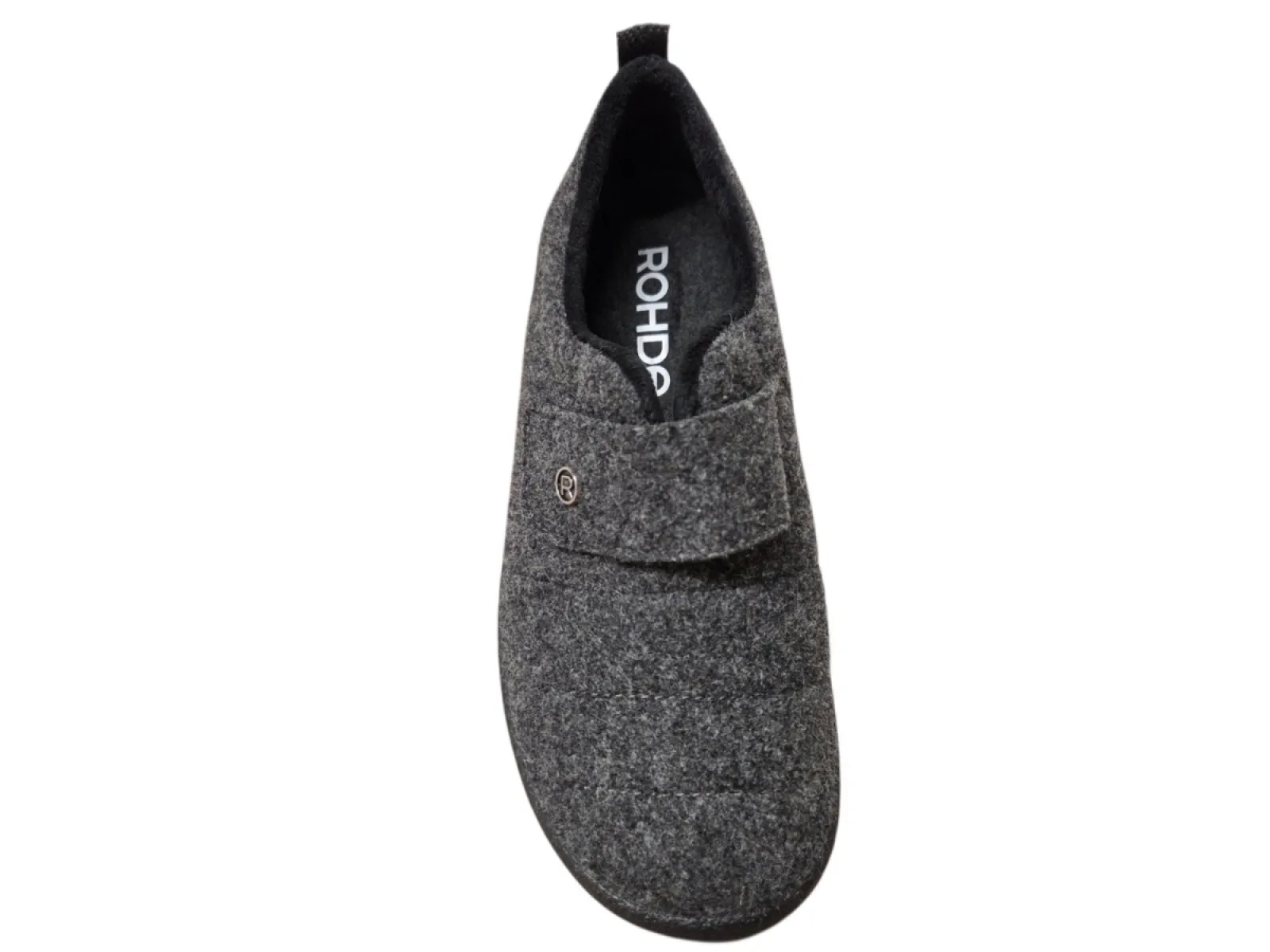 Rohde Rohde 2007 82 Pantoffel Sloffen Grijs Vilt Dames