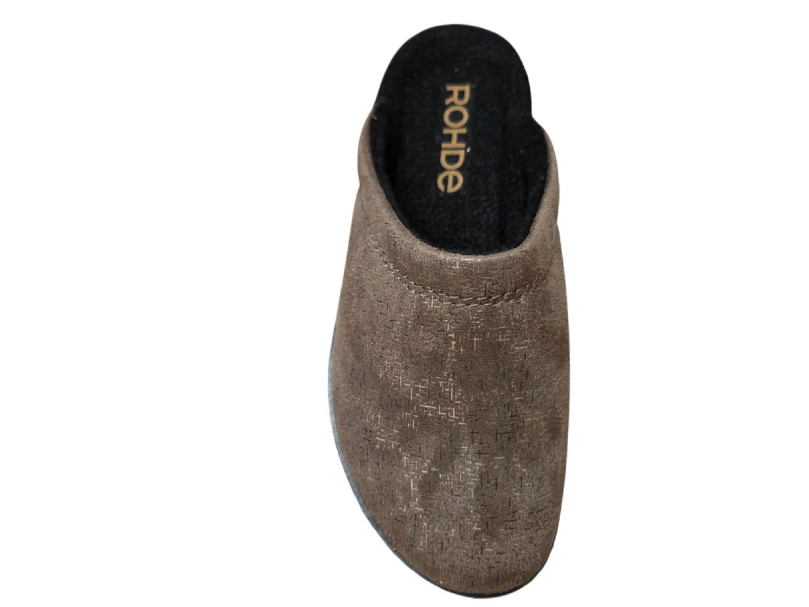 Rohde Rohde 2293 17 Open Pantoffels Sloffen Beige Textiel Dames