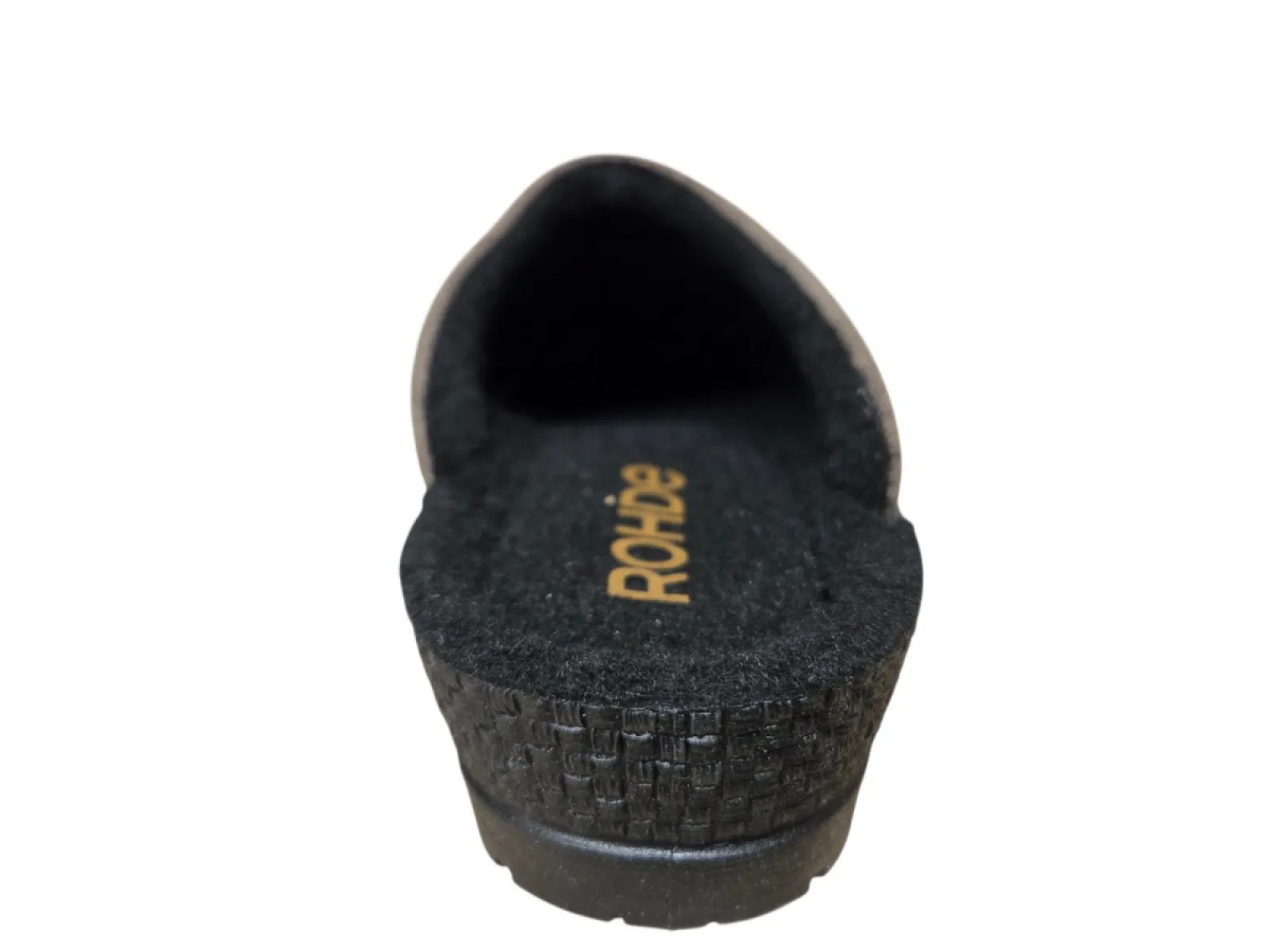 Rohde Rohde 2293 17 Open Pantoffels Sloffen Beige Textiel Dames
