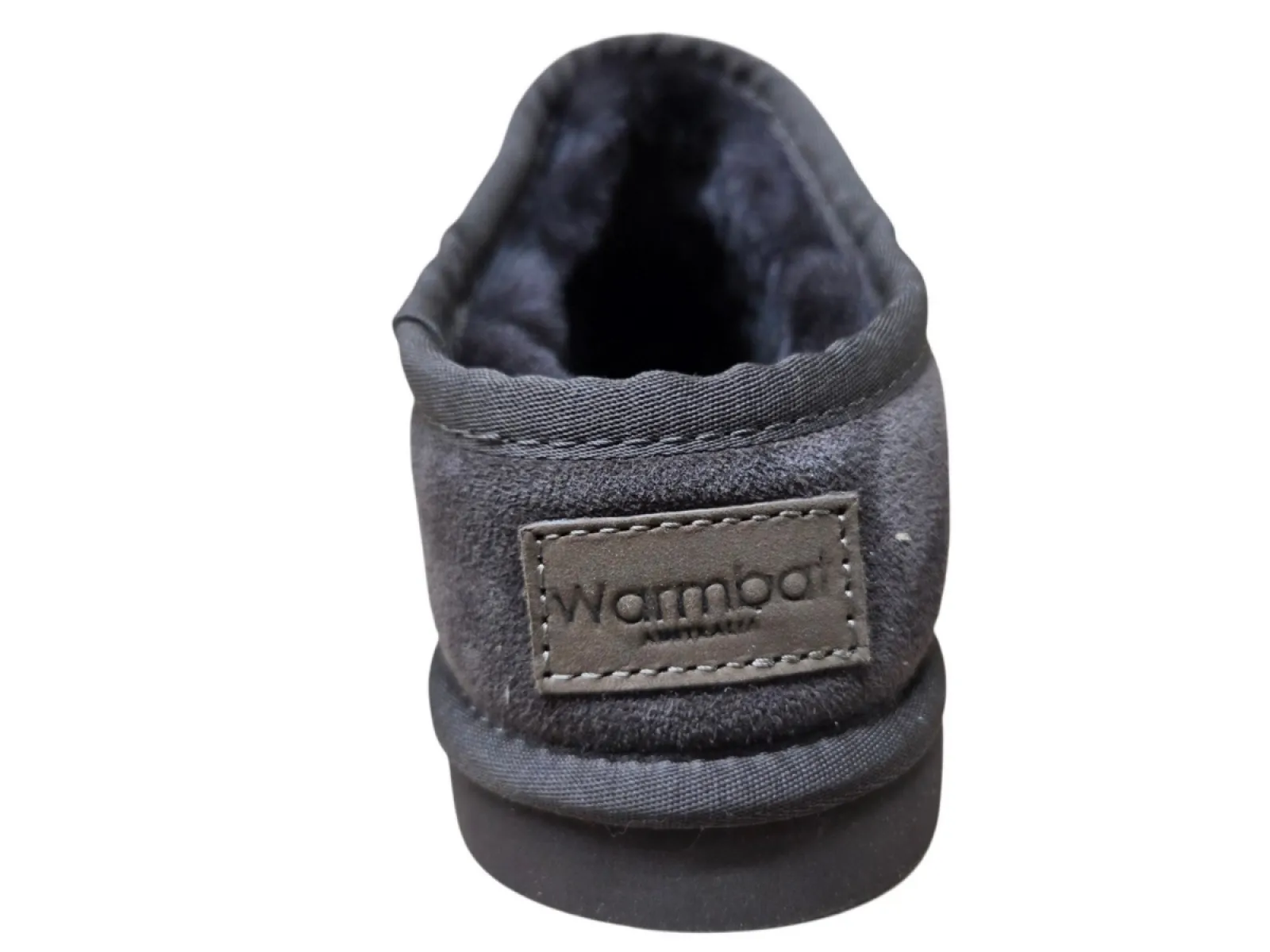 Warmbat Warmbat Conner Men Suede Choco Pantoffels Half Open Sloffen Bruin Suede Heren