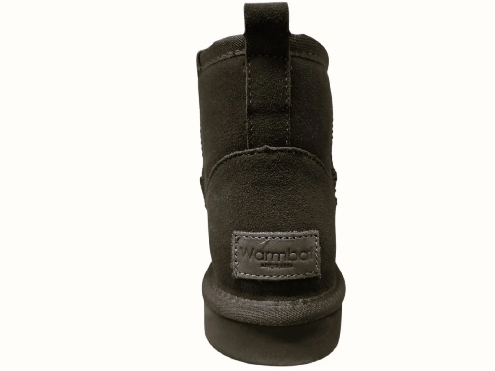 Warmbat Warmbat Wallaby Women Suede Boot Choco Pantoffels/Boots Bruin Suede Dames