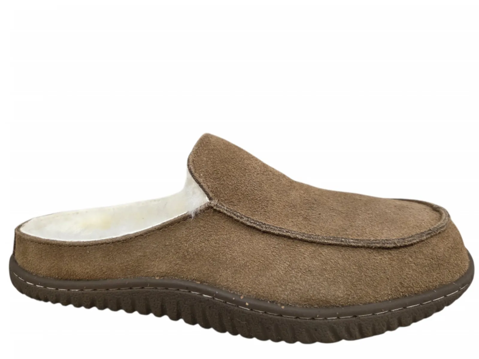 Fellhof Fellhof 3540 Cognac Pantoffels Dichte Sloffen Cognac Suede Heren