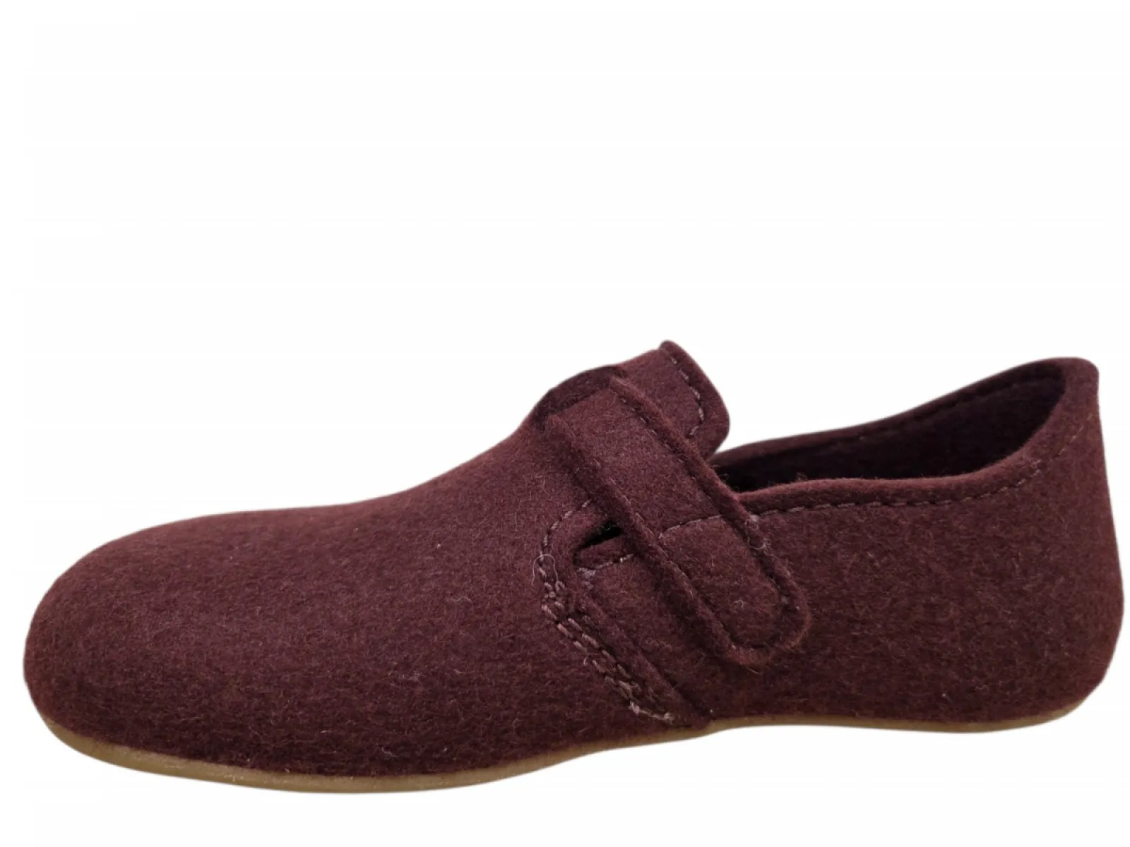 Haflinger Haflinger Everest Focus 009 Bordeaux Pantoffels Dichte Sloffen Bordeaux Vilt Dames