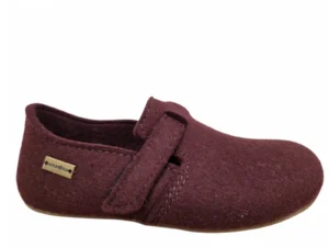 Haflinger Haflinger Everest Focus 009 Bordeaux Pantoffels Dichte Sloffen Bordeaux Vilt Dames