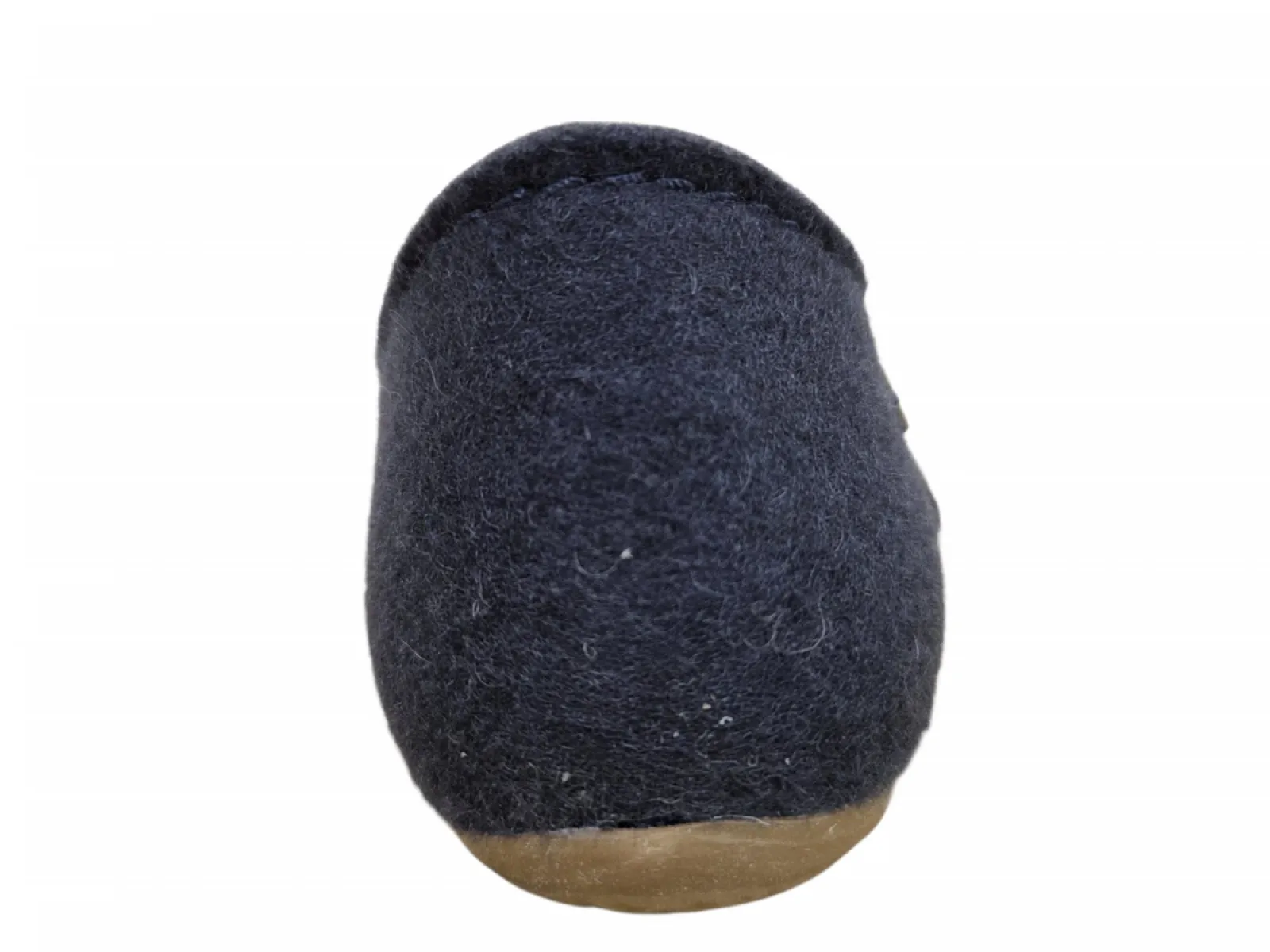 Haflinger Haflinger Everest Focus 070 Mittelblau Pantoffels Dichte Sloffen Blauw Vilt Dames