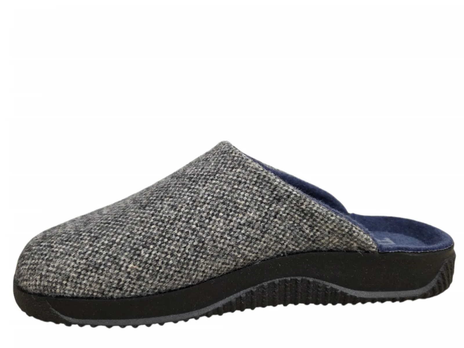 Rohde Rohde 2780 82 Pantoffels Open Sloffen Grijs Textiel Heren