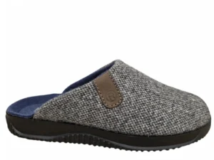Rohde Rohde 2780 82 Pantoffels Open Sloffen Grijs Textiel Heren