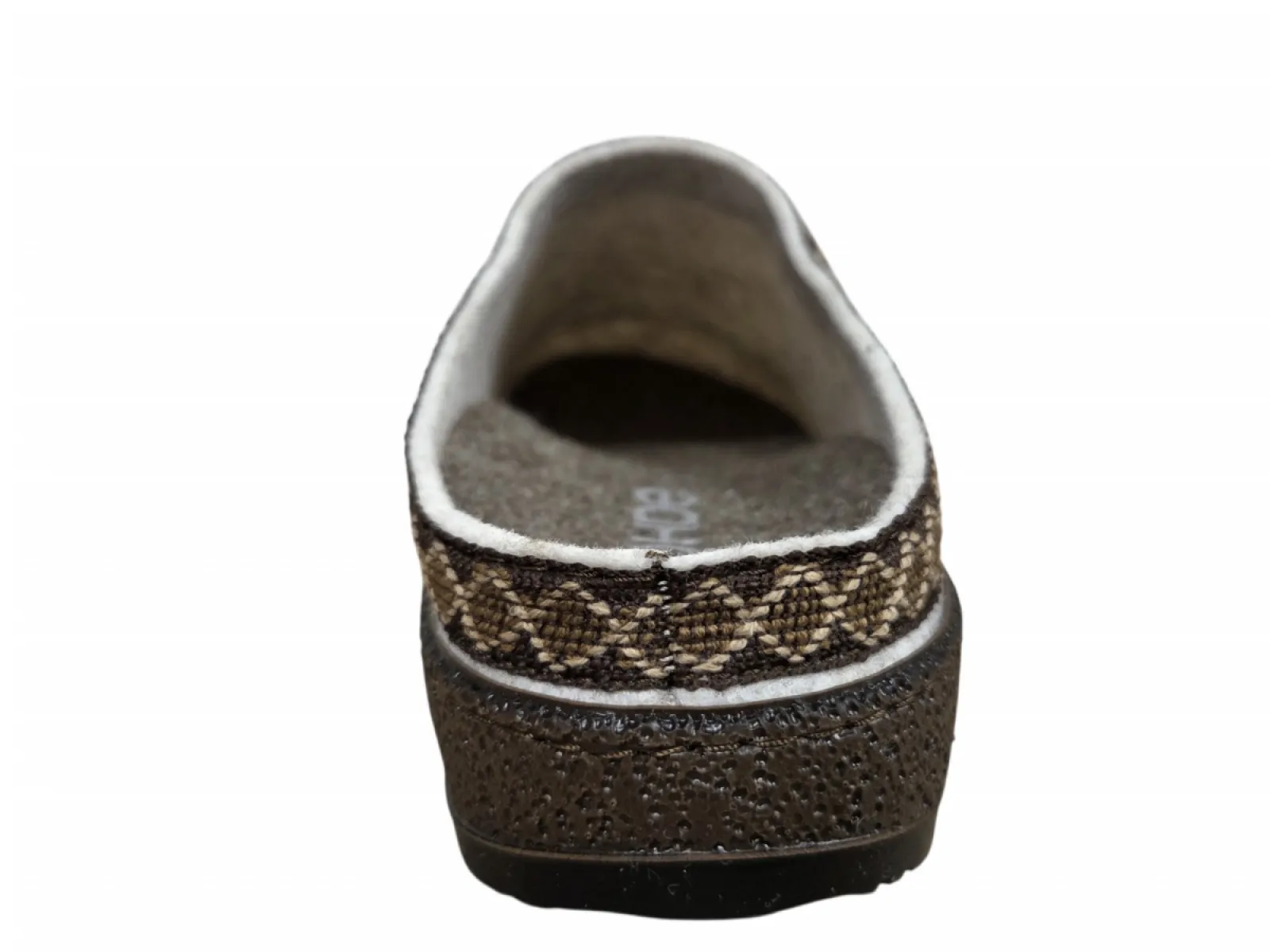 Rohde Rohde 6425 13 Pantoffel Open Sloffen Wit Vilt Dames
