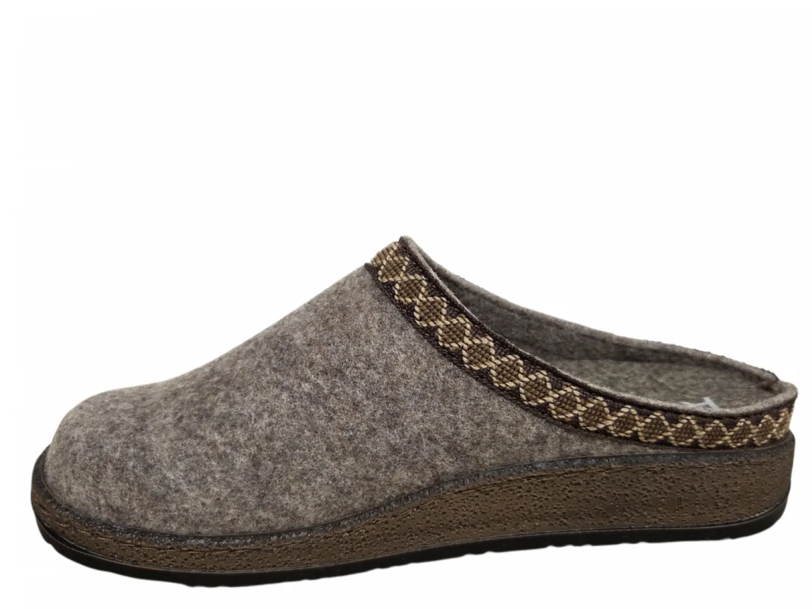 Rohde Rohde 6425 17 Pantoffels Open Sloffen Beige Vilt Dames