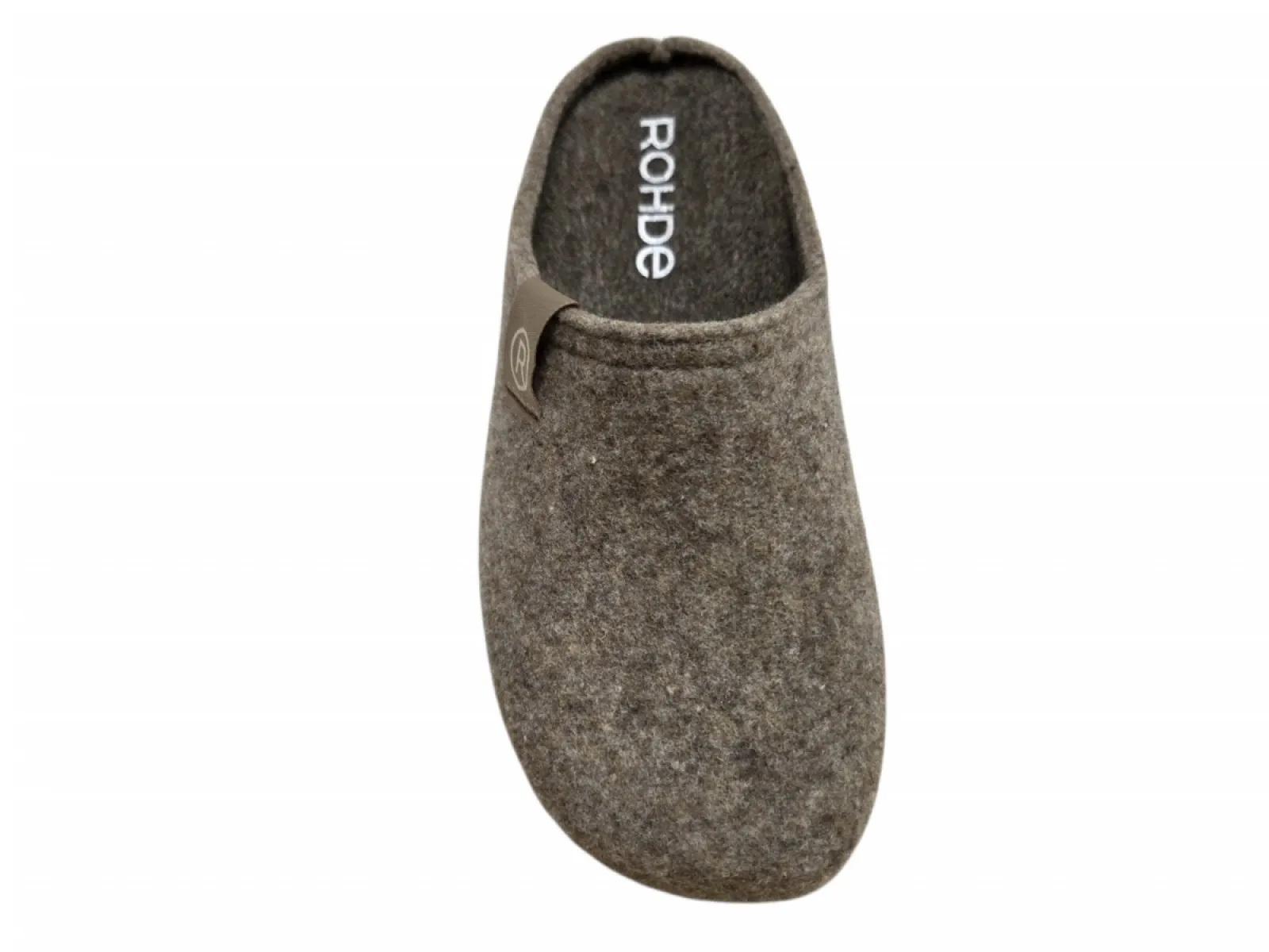 Rohde Rohde 6440 17 Pantoffels Open Sloffen Beige Vilt Dames