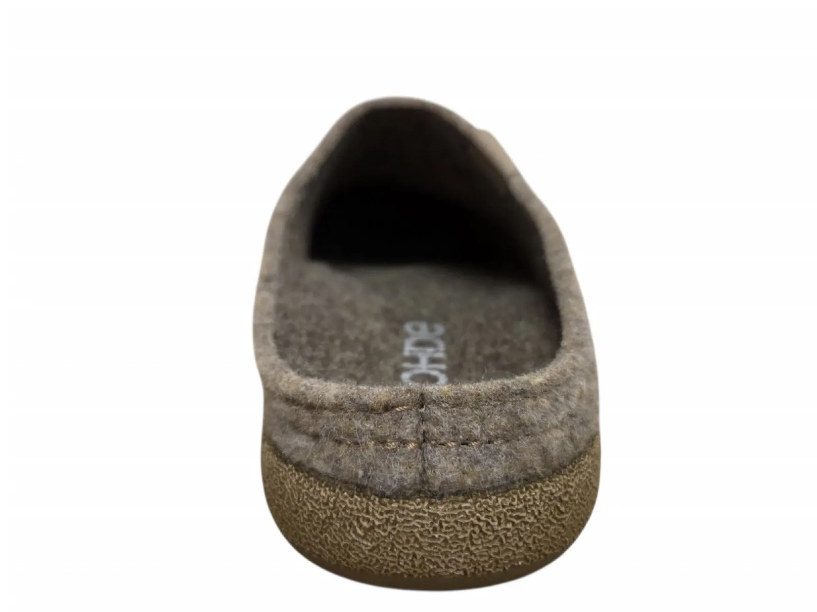 Rohde Rohde 6440 17 Pantoffels Open Sloffen Beige Vilt Dames