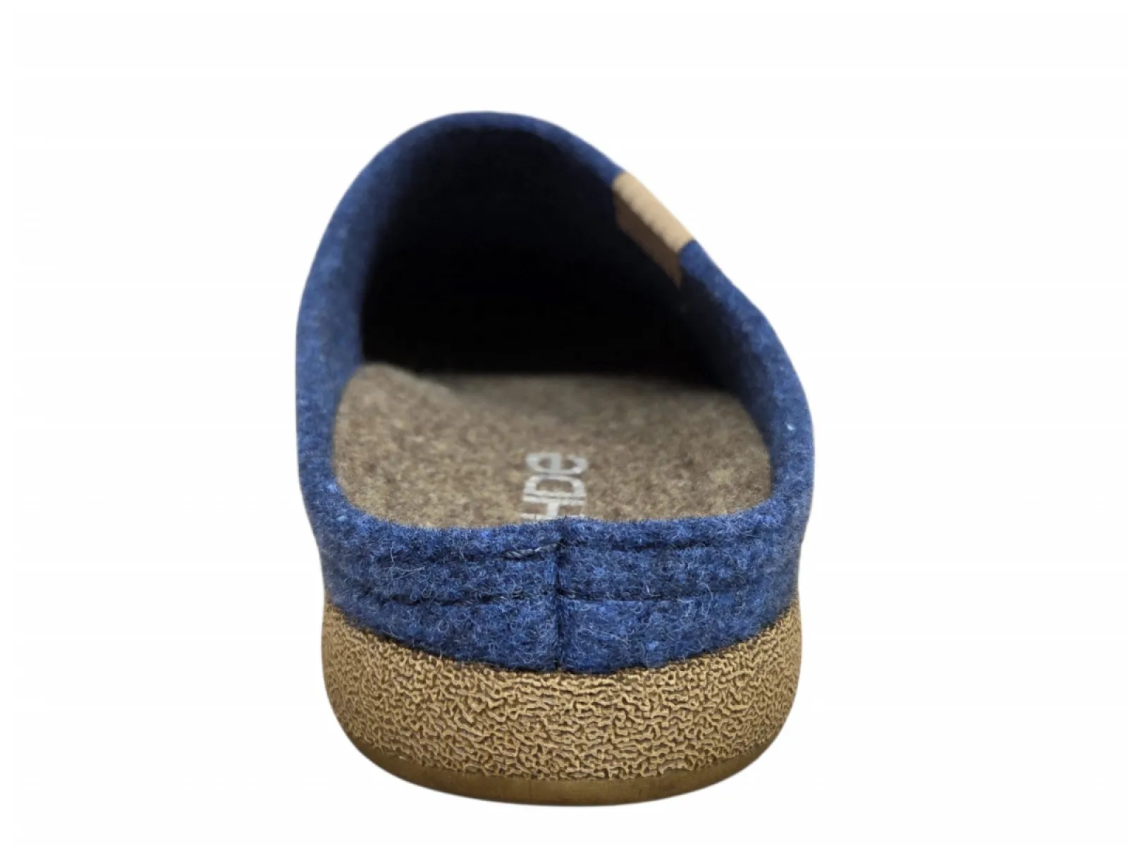 Rohde Rohde 6440 54 Pantoffels Open Sloffen Blauw Vilt Dames