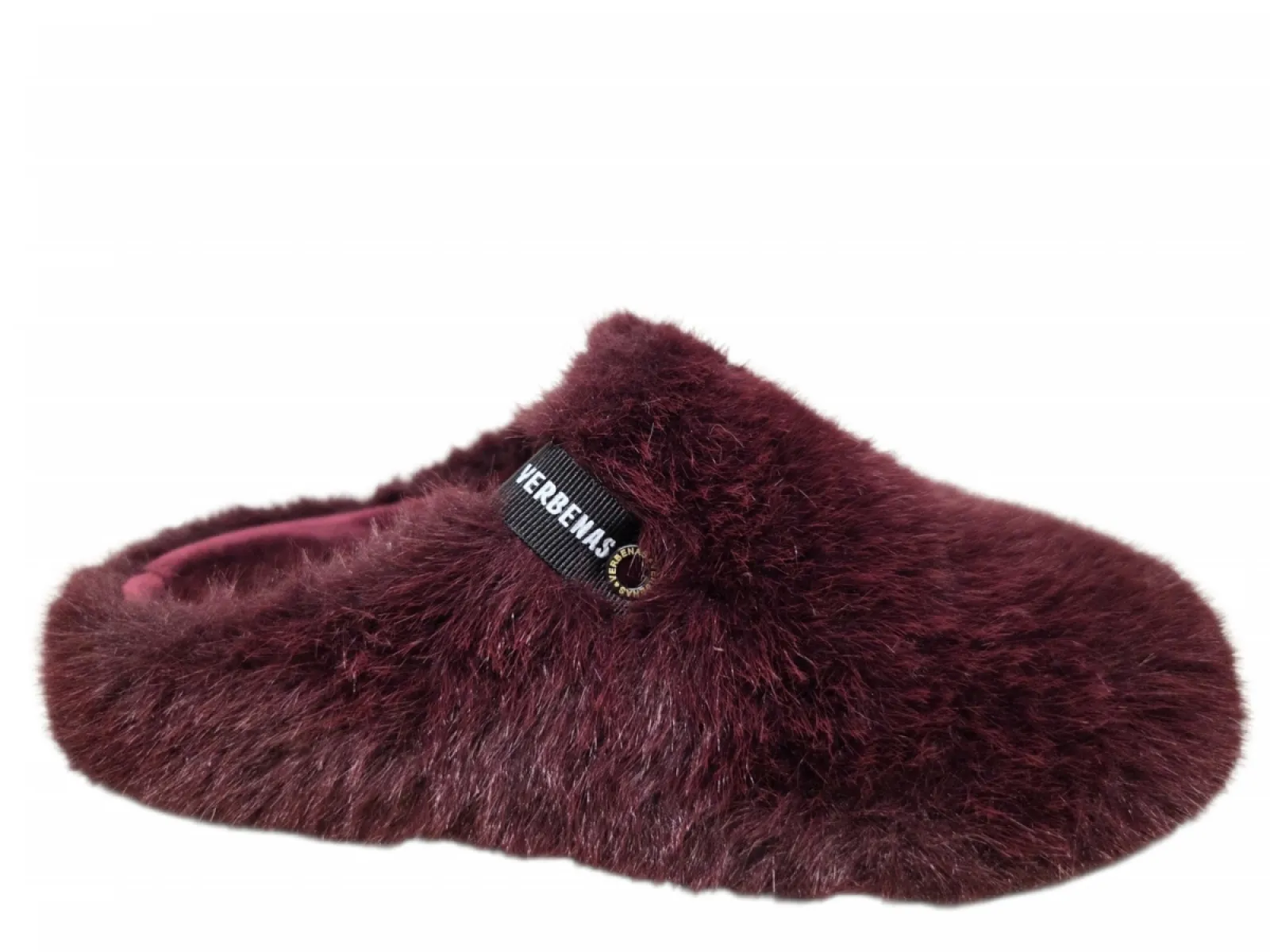 Verbenas Verbenas York Budapest Burdeos Pantoffels Open Sloffen Rood Synthetisch Dames
