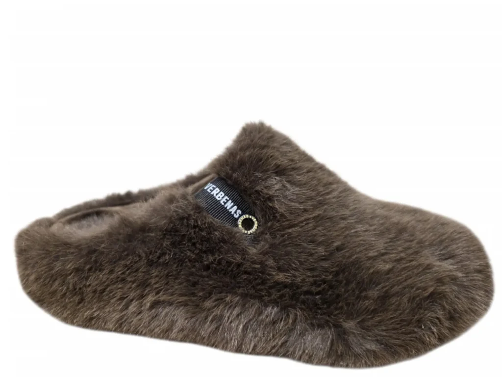 Verbenas Verbenas York Budapest Testa Pantoffels Open Sloffen Bruin Synthetisch Dames