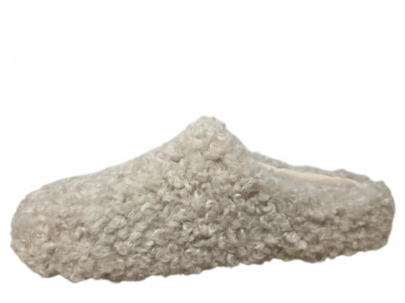 Verbenas Verbenas York Curly Beige Pantoffels Open Hiel Beige Synthetisch Dames