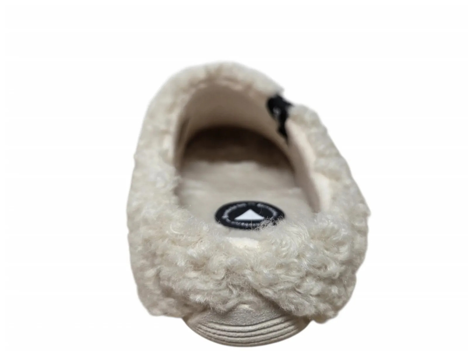 Verbenas Verbenas York Curly Beige Pantoffels Open Hiel Beige Synthetisch Dames