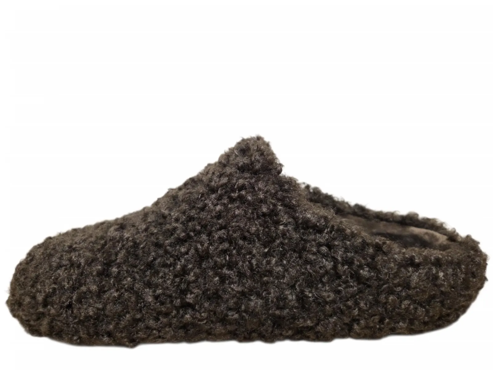 Verbenas Verbenas York Curly Testa Pantoffels Open Sloffen Bruin Textiel Dames