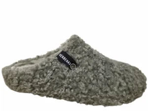 Verbenas Verbenas York Curly Verde Pantoffels Open Sloffen Groen Textiel Dames