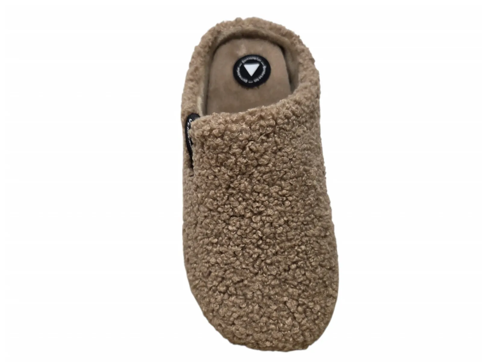 Verbenas Verbenas York Nairobi Camel Pantoffels Open Sloffen Beige Textiel Dames