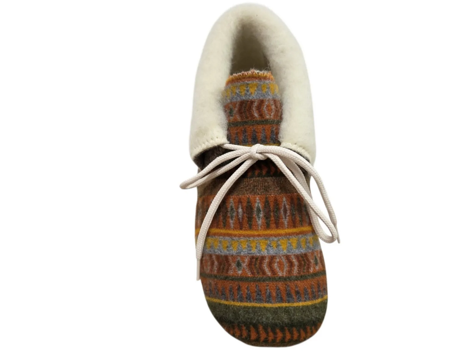 Q Fit Q Fit Eskimo Cognac Pantoffels Dichte Sloffen Cognac Textiel Dames