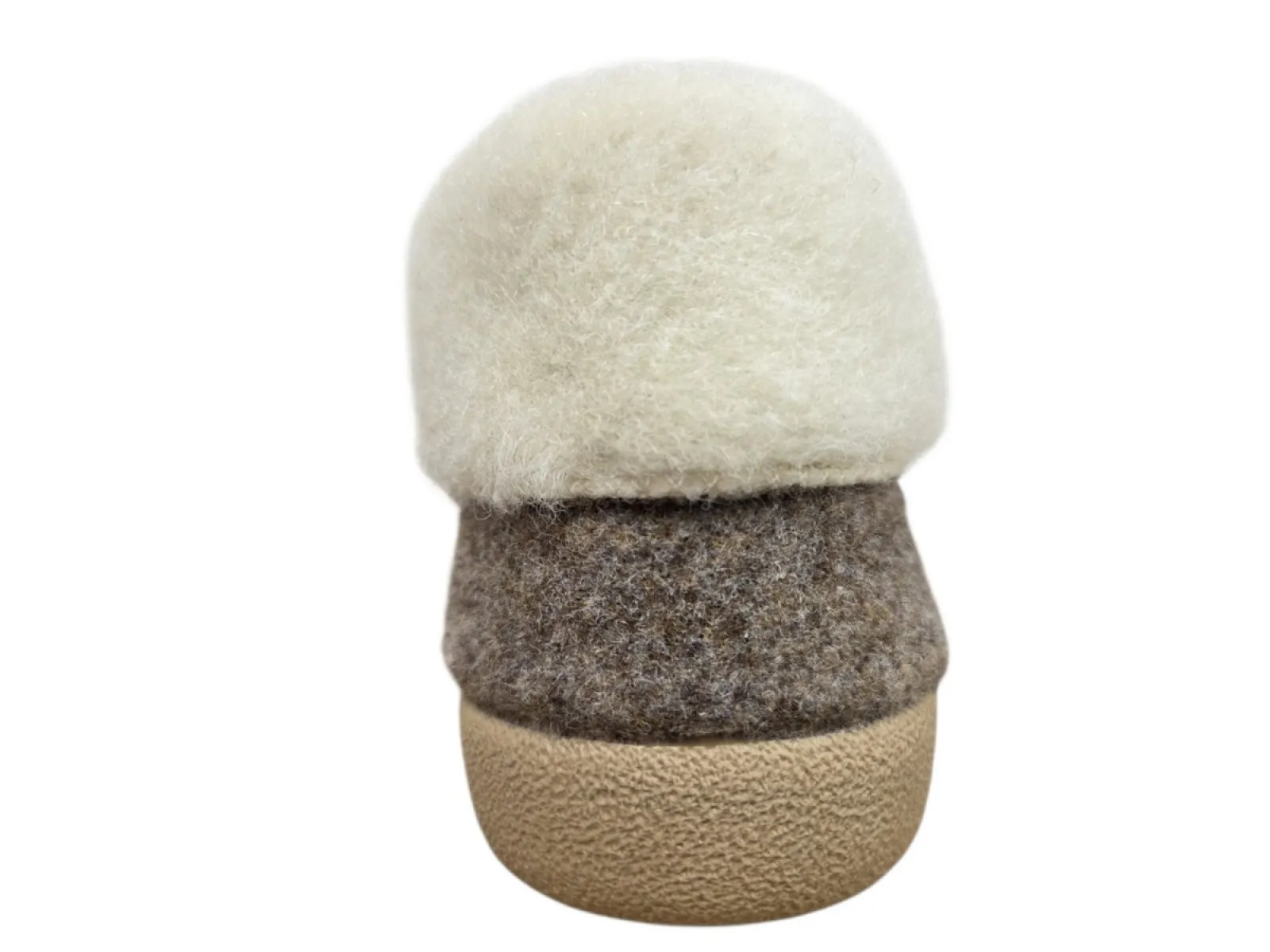 Q Fit Q Fit Eskimo Cognac Pantoffels Dichte Sloffen Cognac Textiel Dames