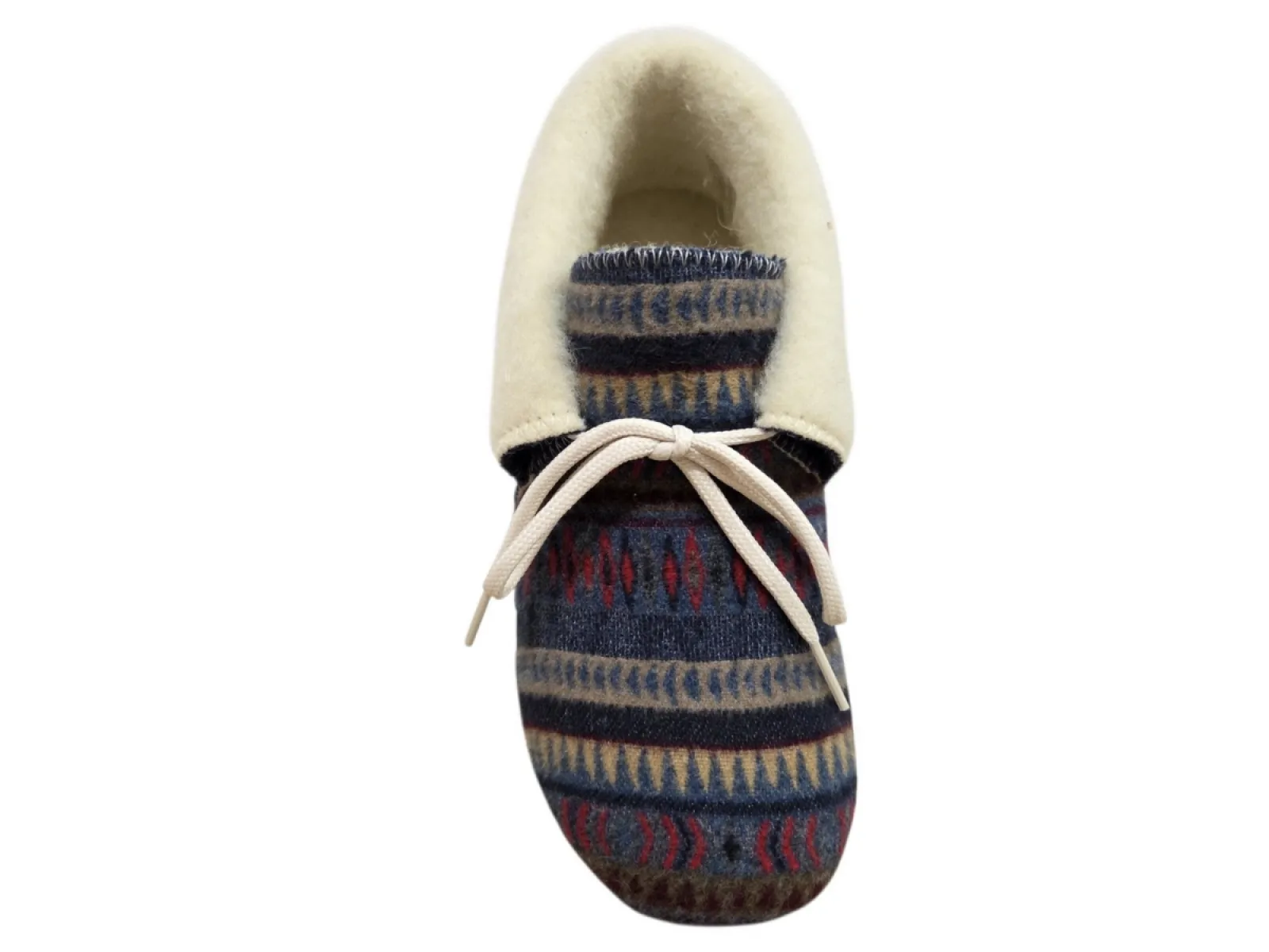 Q Fit Q Fit Eskimo Combi Blue Pantoffels Dichte Sloffen Blauw Combi Textiel Dames
