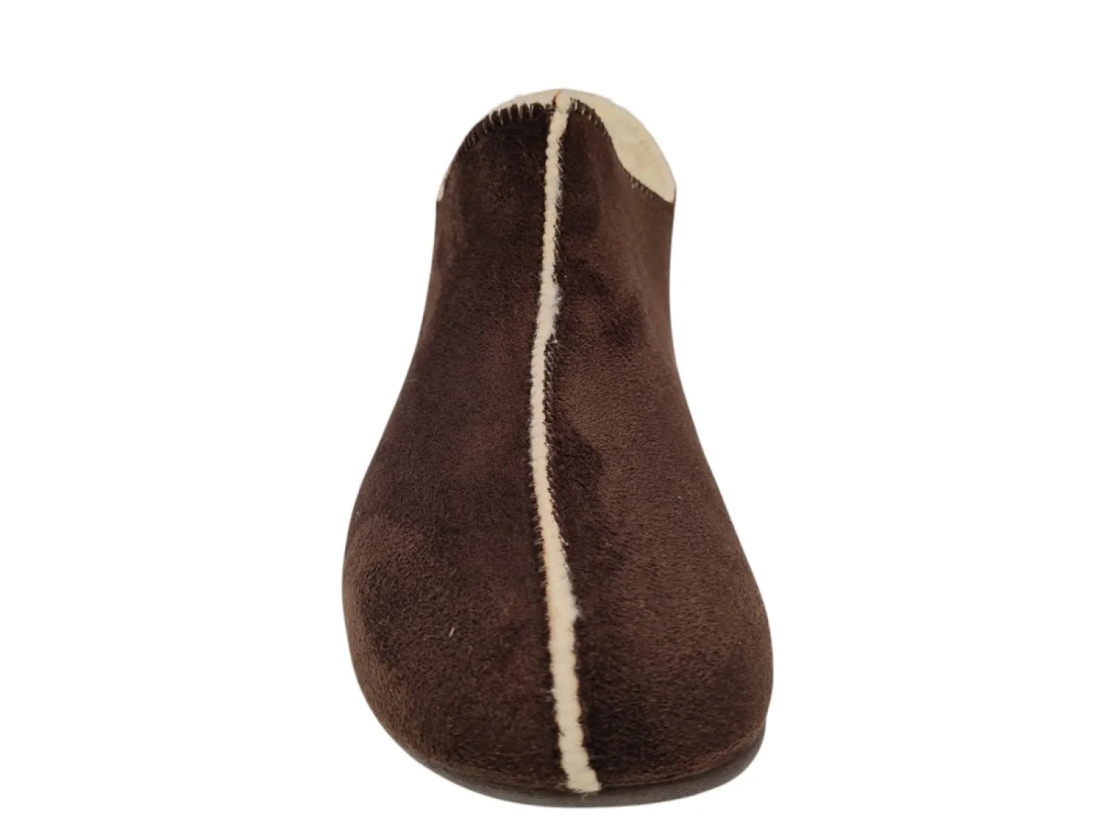 Q Fit Q Fit Madrid Suede Mocca PAntoffels Dichte Sloffen Bruin Suede Dames